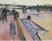 Vincent Van Gogh The Bridge of Triquetaille painting